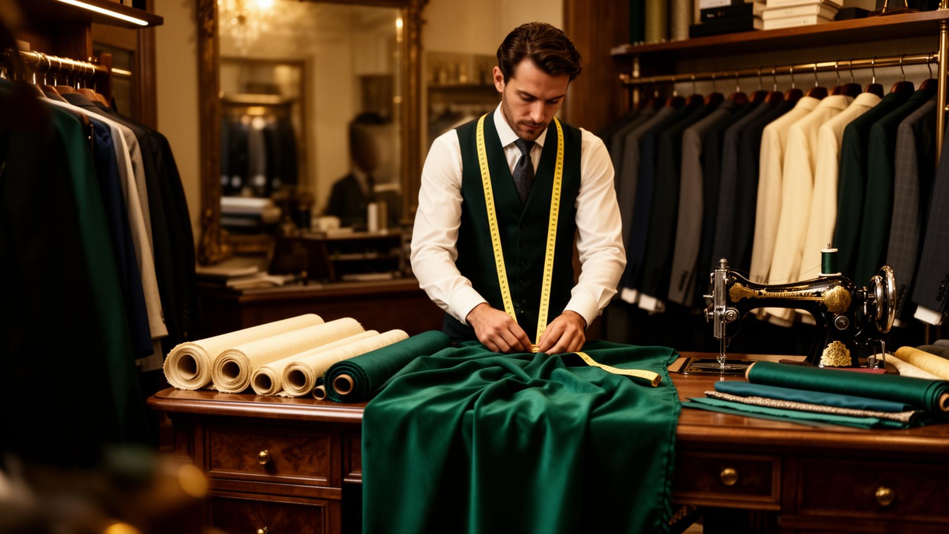 Master tailor at work